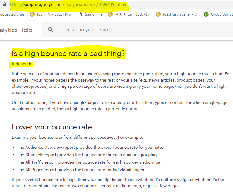 is bounce rate bad