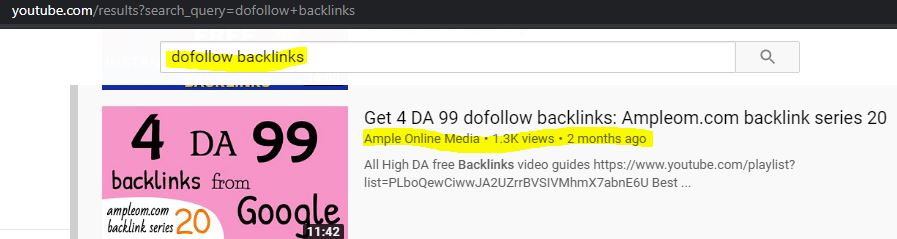 free dofollow backlinks