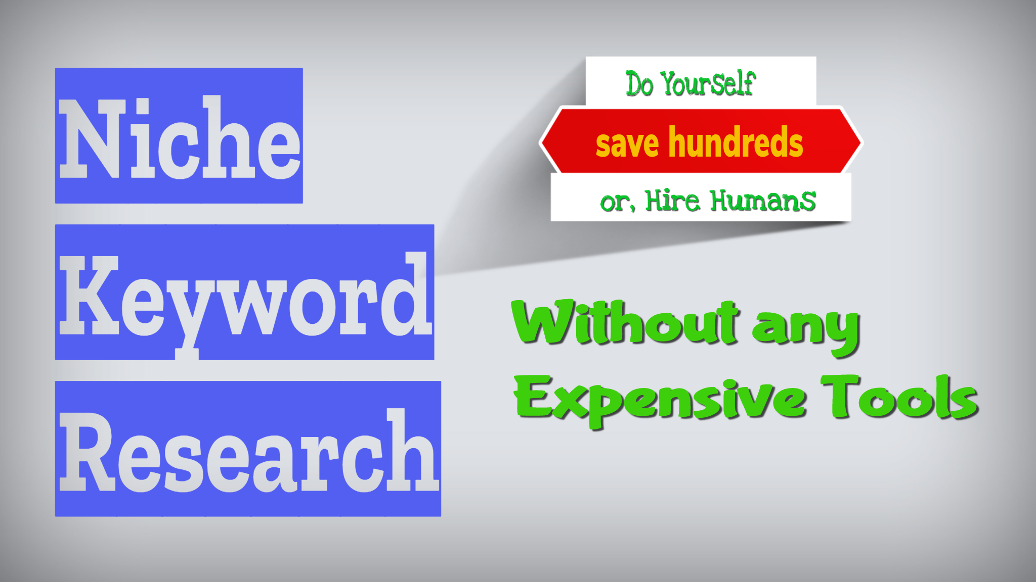 niche keyword research