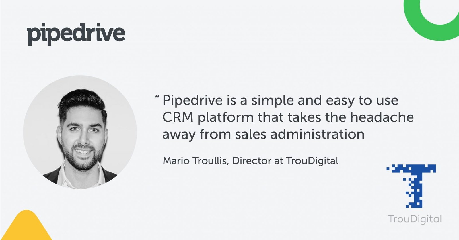 pipedrive testimonial